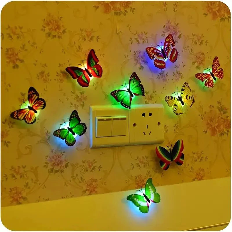 6 LED Butterfly Night LampsAshiyana Shopping Mall