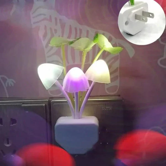 Mushroom Night Light | Led Night Lights | Flower Lamp Bedroom Baby Room Lamps For Family, Friend Or Kids Gifts (random Colors)