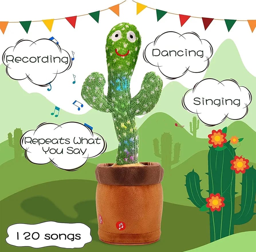 Dancing Cactus Toys For Kids Rechargeable.Ashiyana Shopping Mall