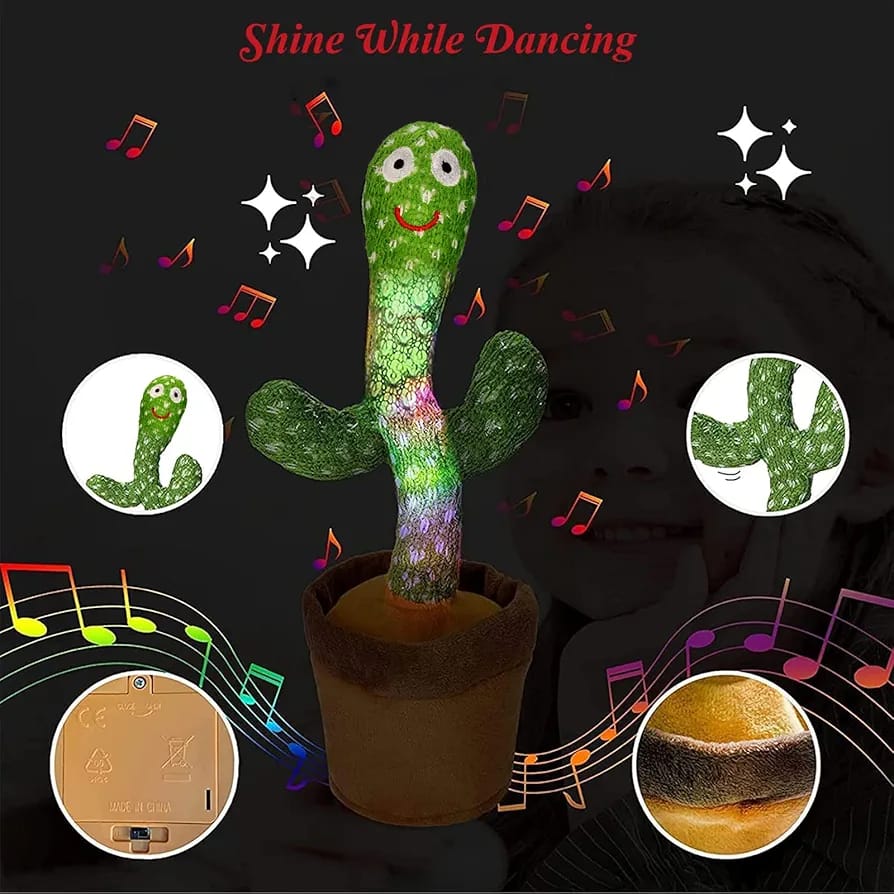 Dancing Cactus Toys For Kids Rechargeable.Ashiyana Shopping Mall